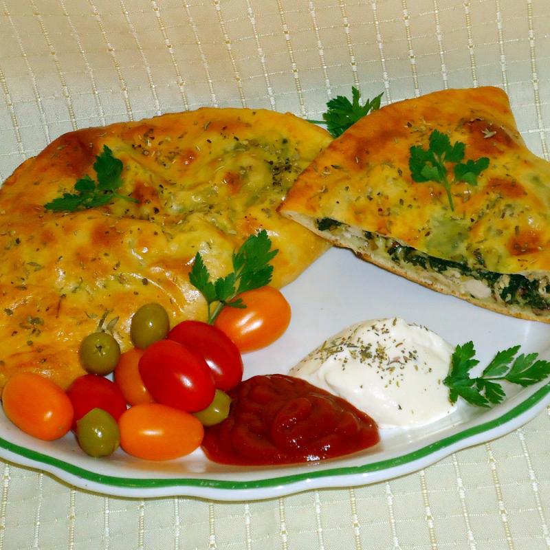 Pyszne calzone w ciekawej odsłonie