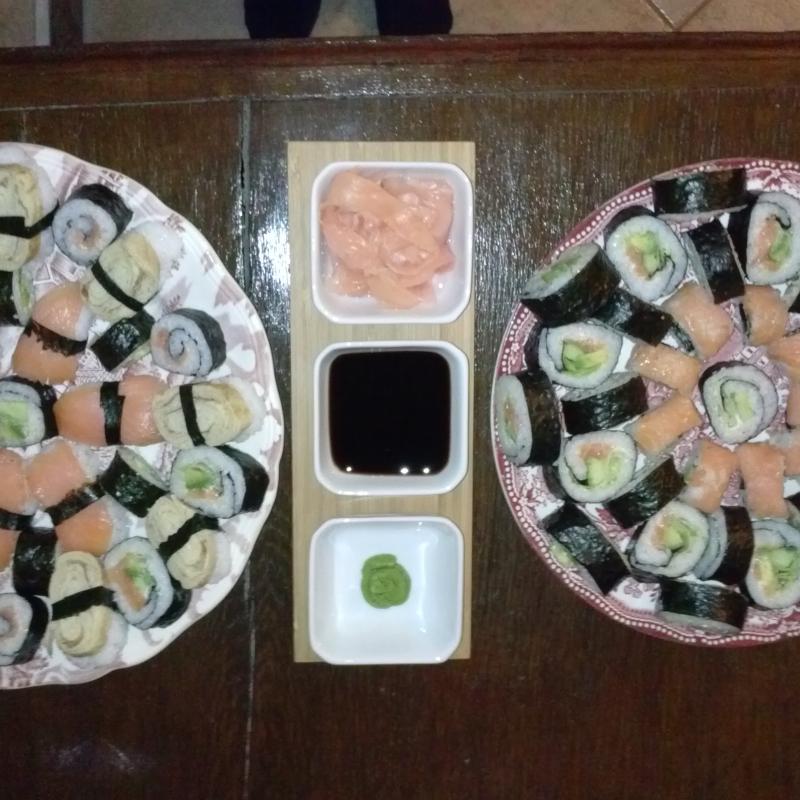 Sushi z omletem tamago