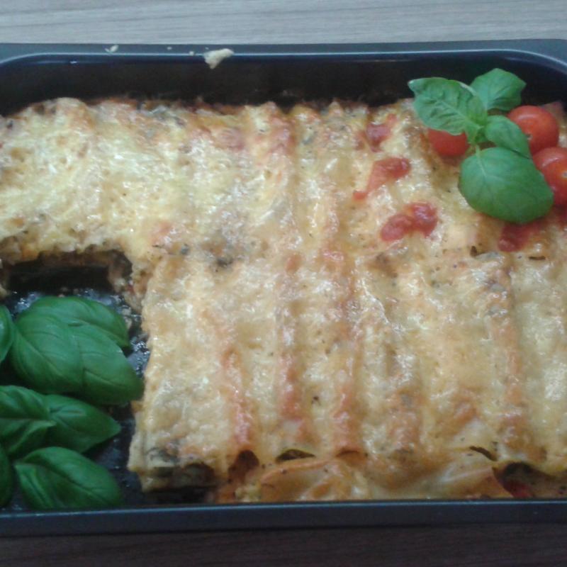 Cannelloni z mięsem i szpinakiem