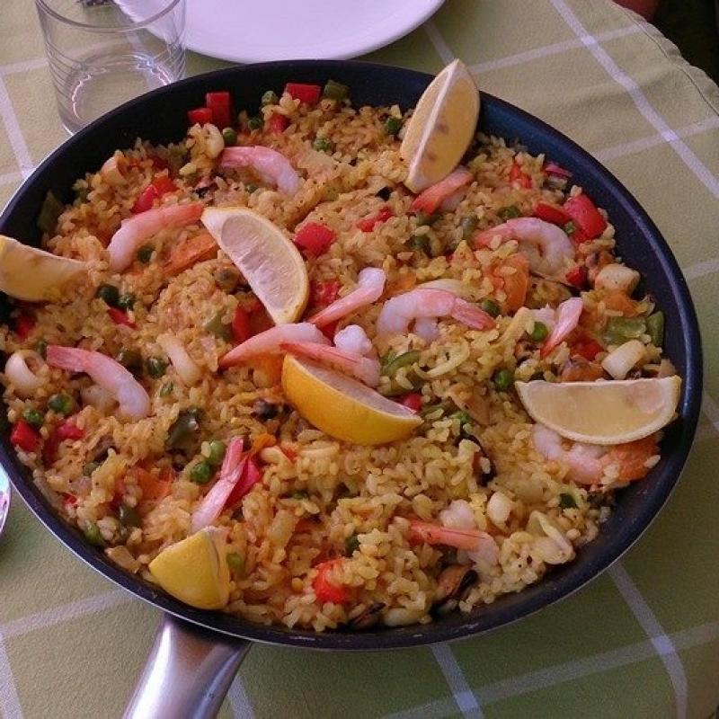 Paella de marisco