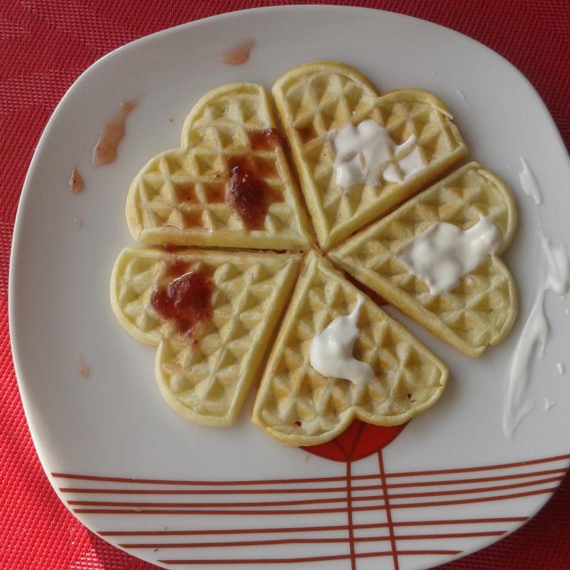 Gofry na słodko